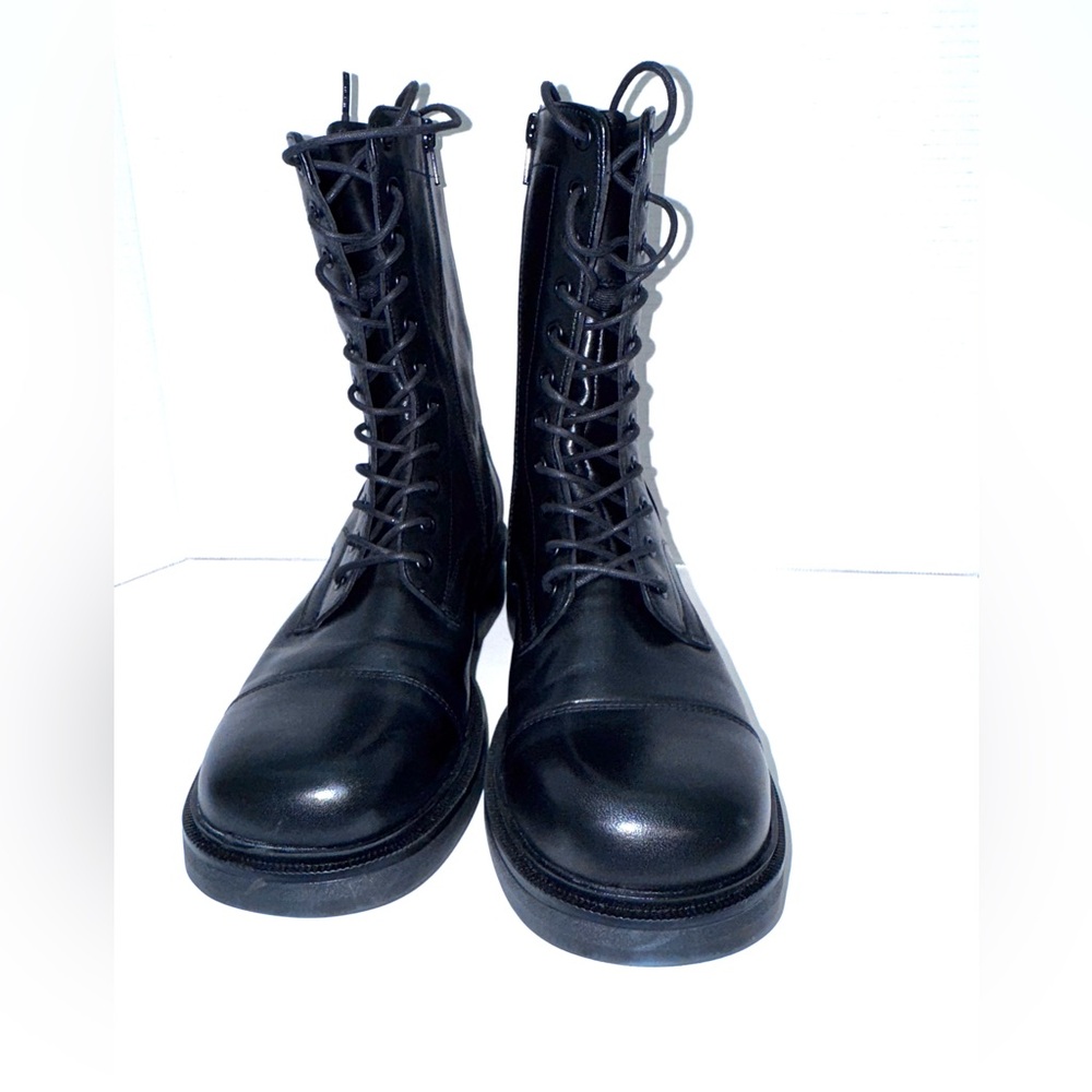 Vagabond Karlie Black Cap Toe Lace Up Ankle Boots 39=9 - Picture 2 of 5